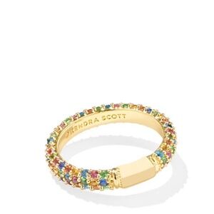 Kendra Scott Emery Gold Band in Multi Mix Size 9